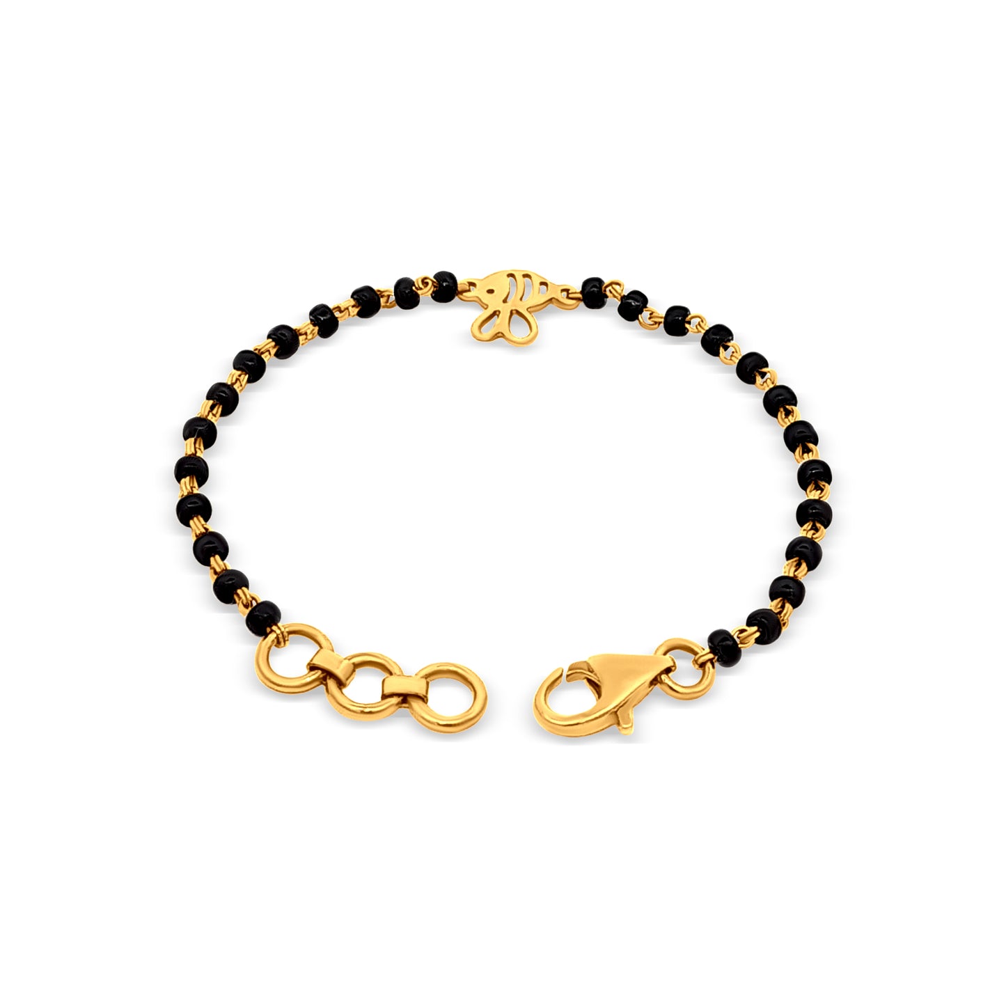Nemos Undersea Treasure: 22k Yellow Gold Baby Honey Bee Bracelet