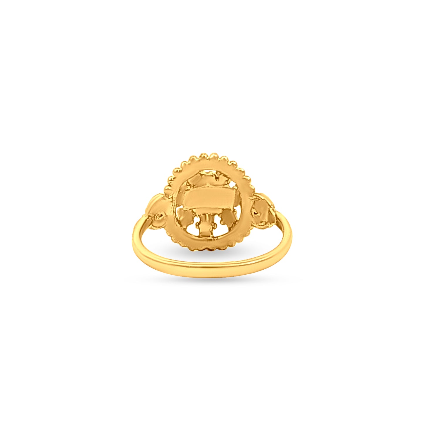 22k Gold Filigree Baby Ring