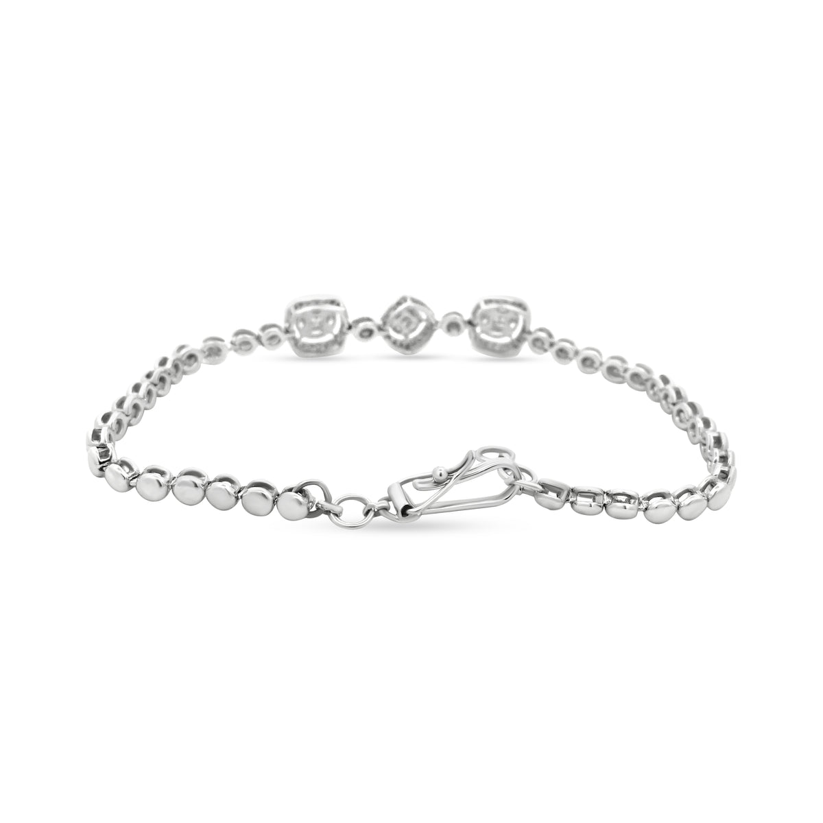 Stunning 18k White Gold Diamond Tennis Bracelet - Perfect Birthday Gift & Anniversary Gift