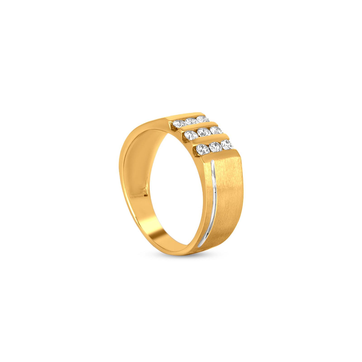Arush Square Diamond Ring In 18K Gold