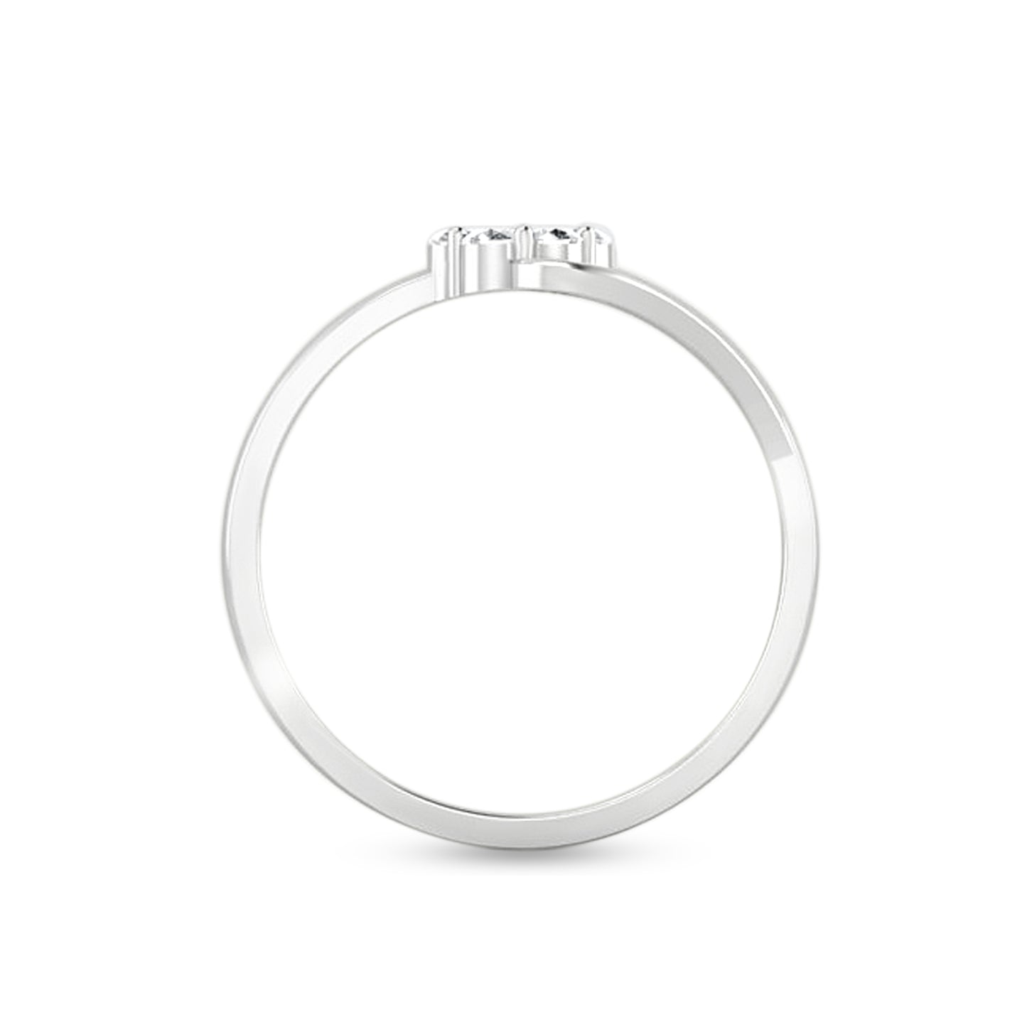 18K White Gold Diamond Ring