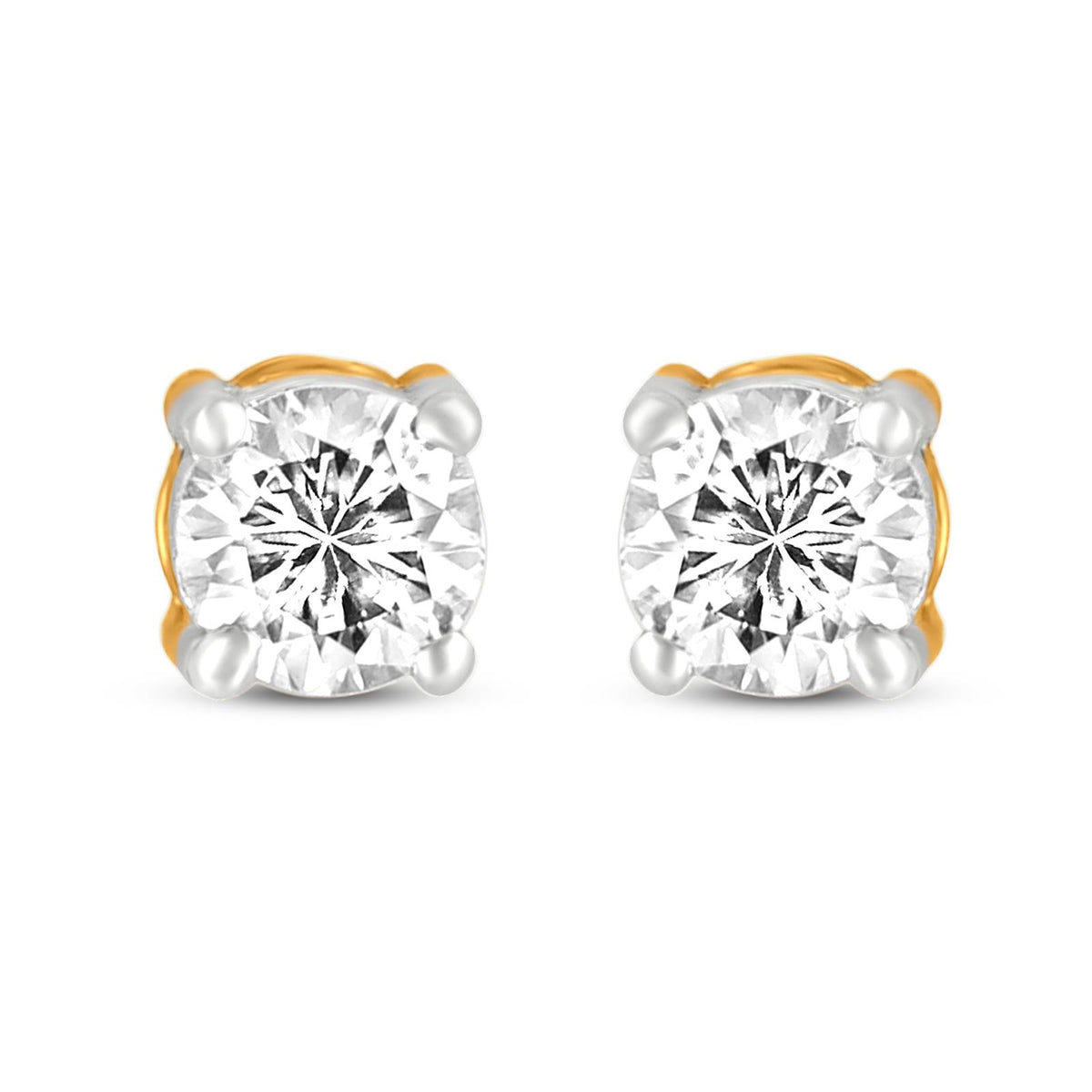 Classic Solitaire Tops In 18K Gold