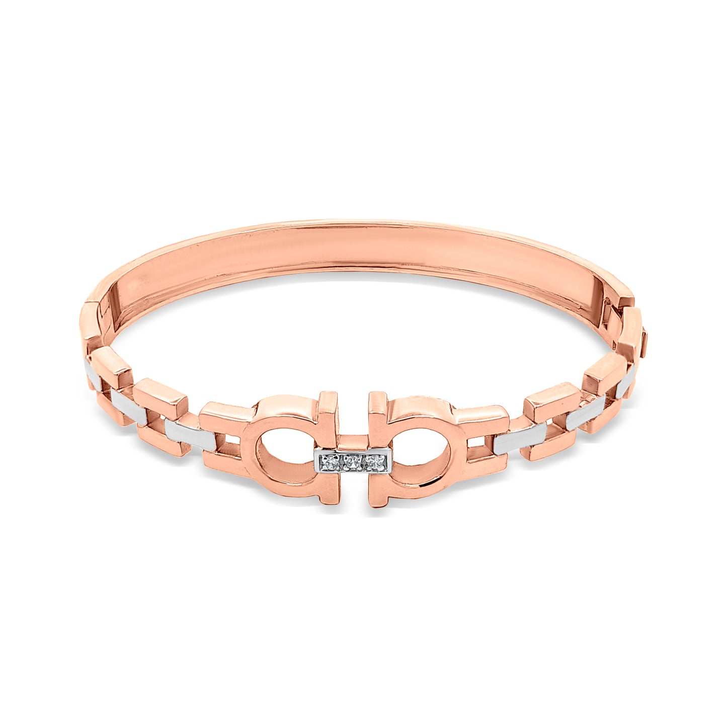Shaan 18K Rose Gold Gents Openable Bracelet