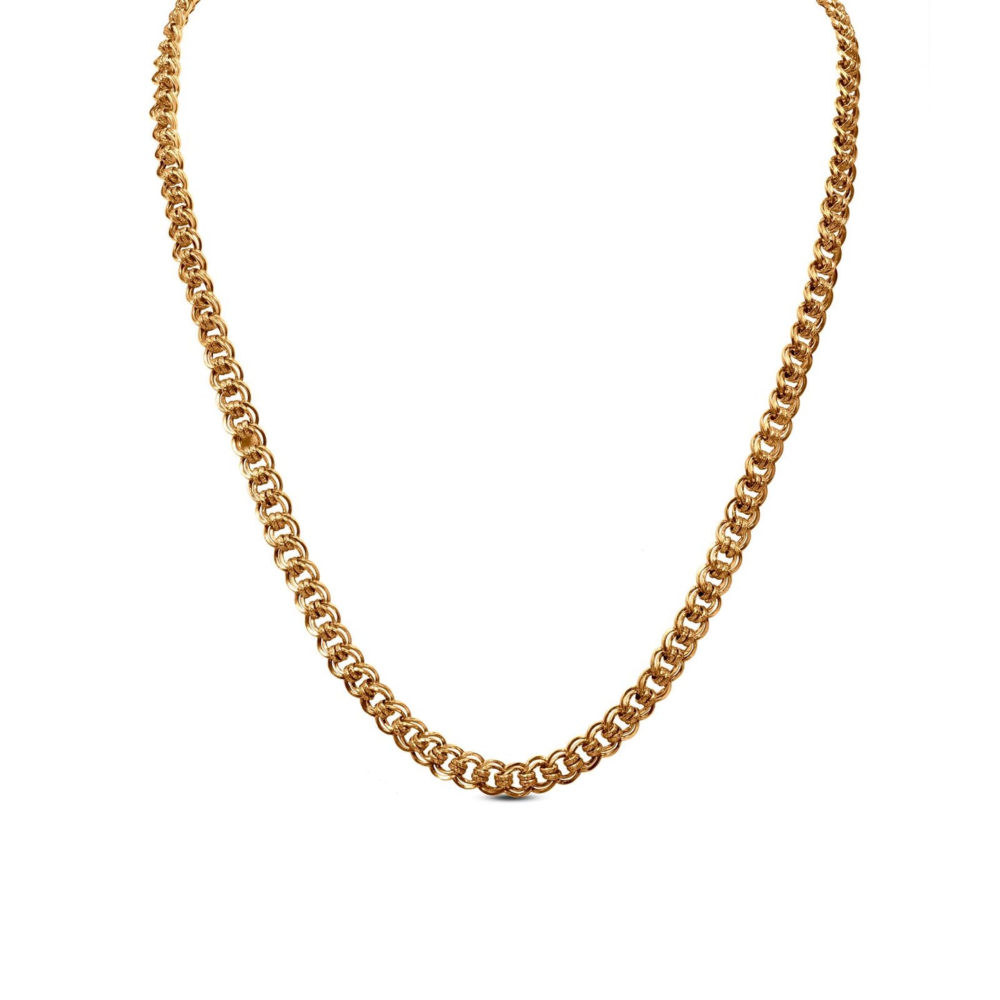 Link Men's Chain In 22K Gold