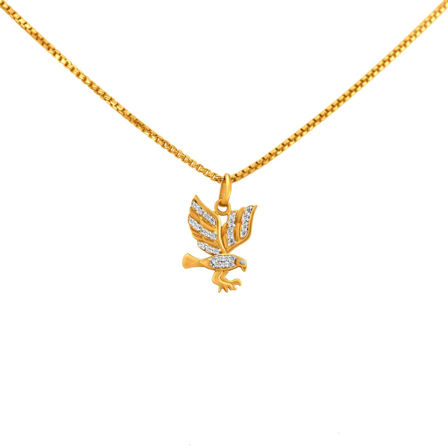 Eagle Locket In 22K Gold