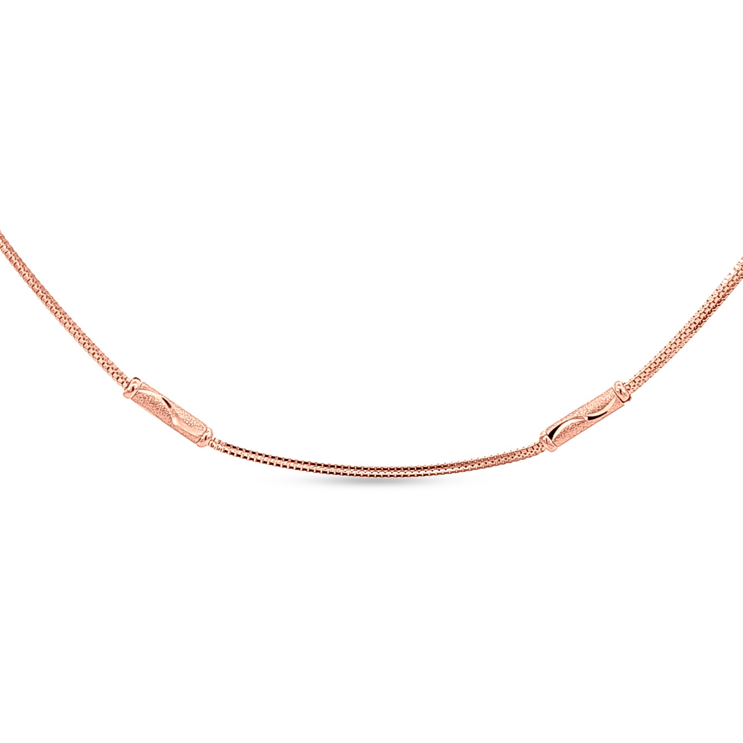 18K Rose Gold Snake Chain