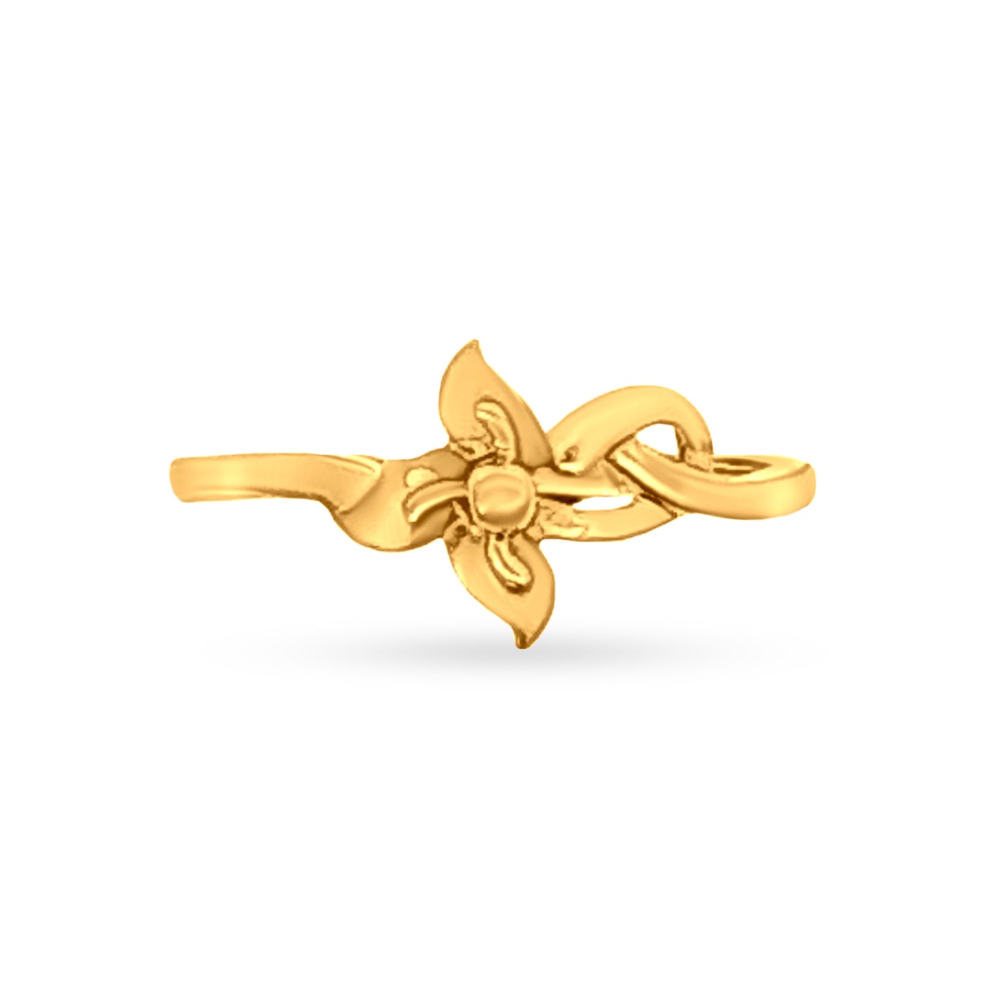 22k Gold Floral Ring for Women/Girls