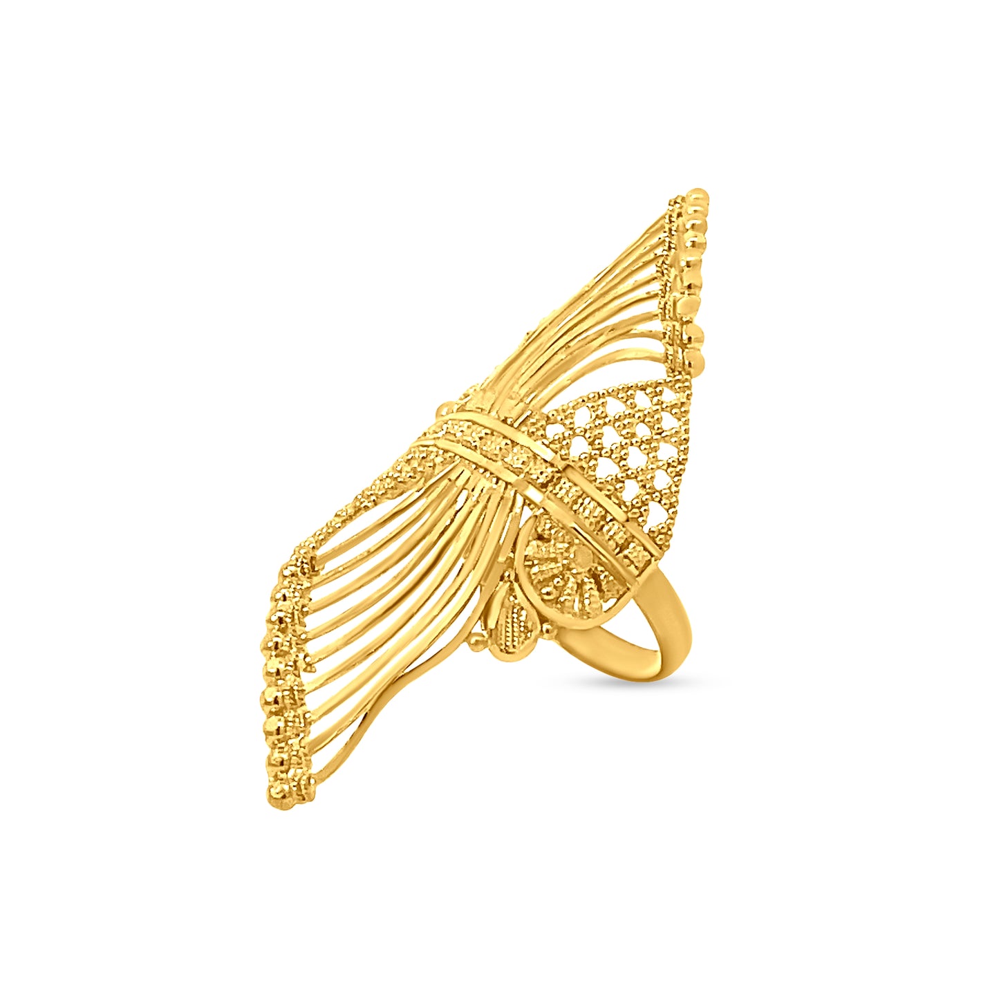 22K Yellow Gold Antique Design Vintage Ring