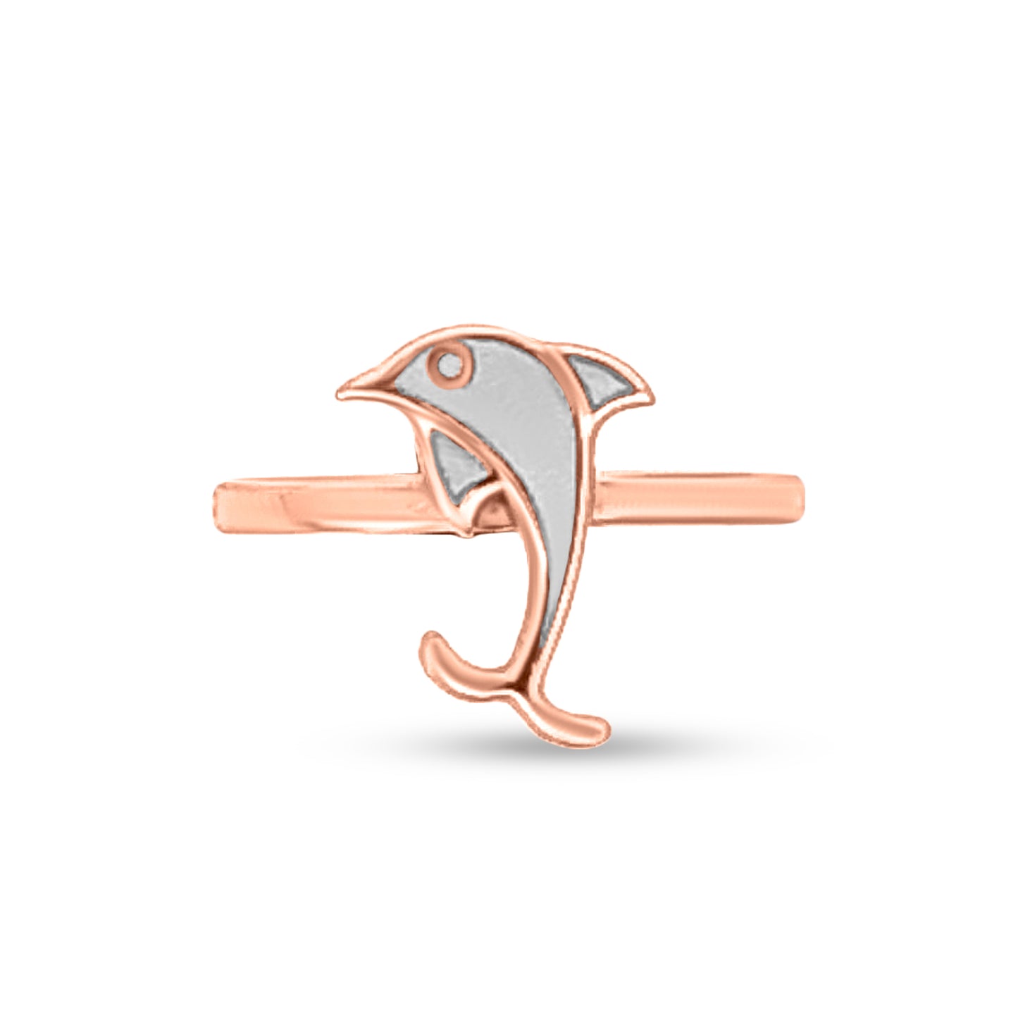 Dolphin ring In 18k Rose Gold Ring