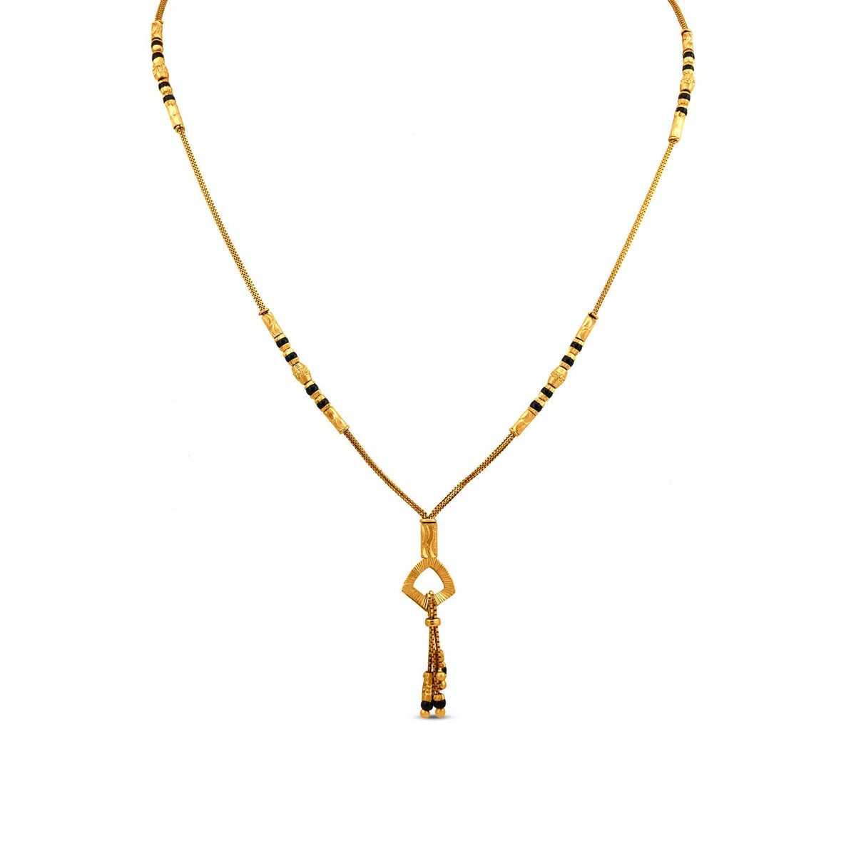 22k Yellow Gold Wedding Mangalsutra: Symbol of Love and Tradition