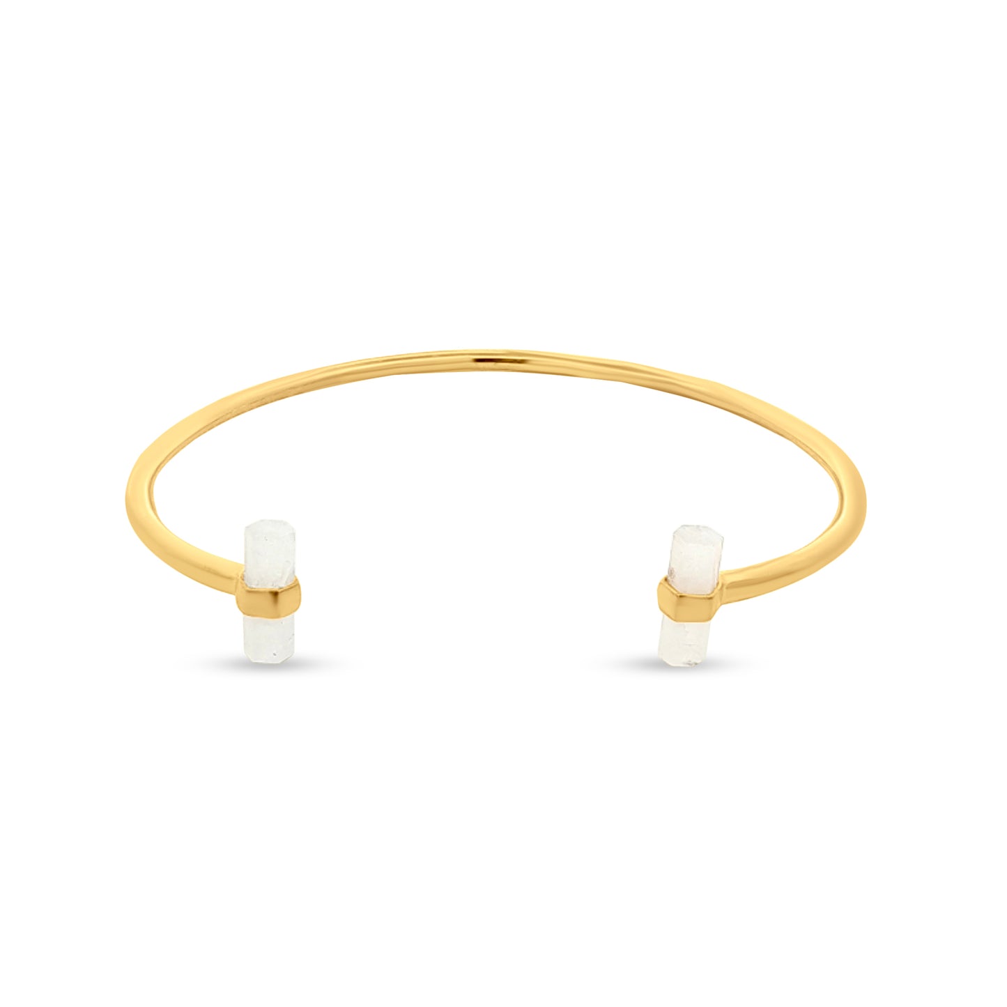 925 Silver Cuff Bangles in Gold Tone