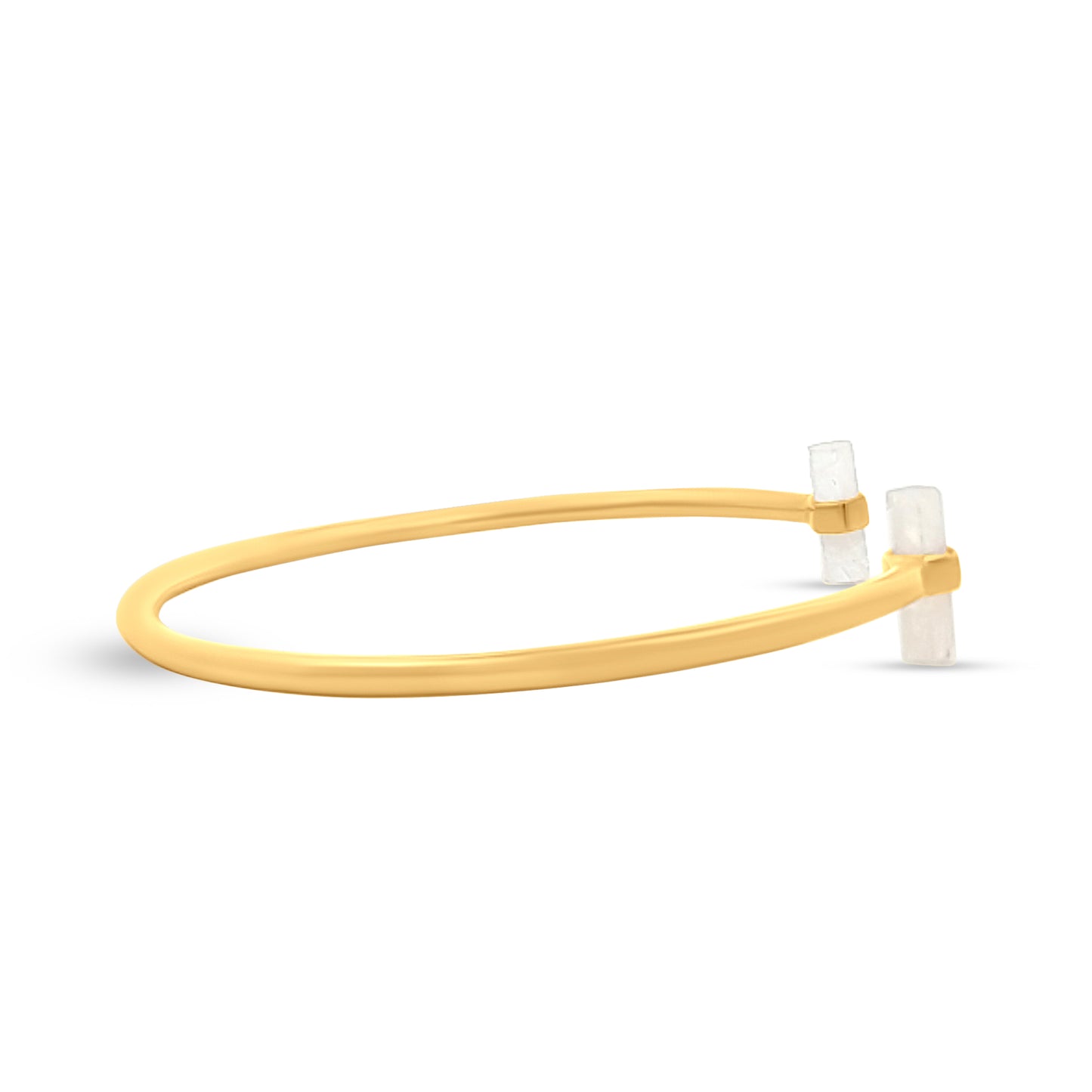 925 Silver Cuff Bangles in Gold Tone