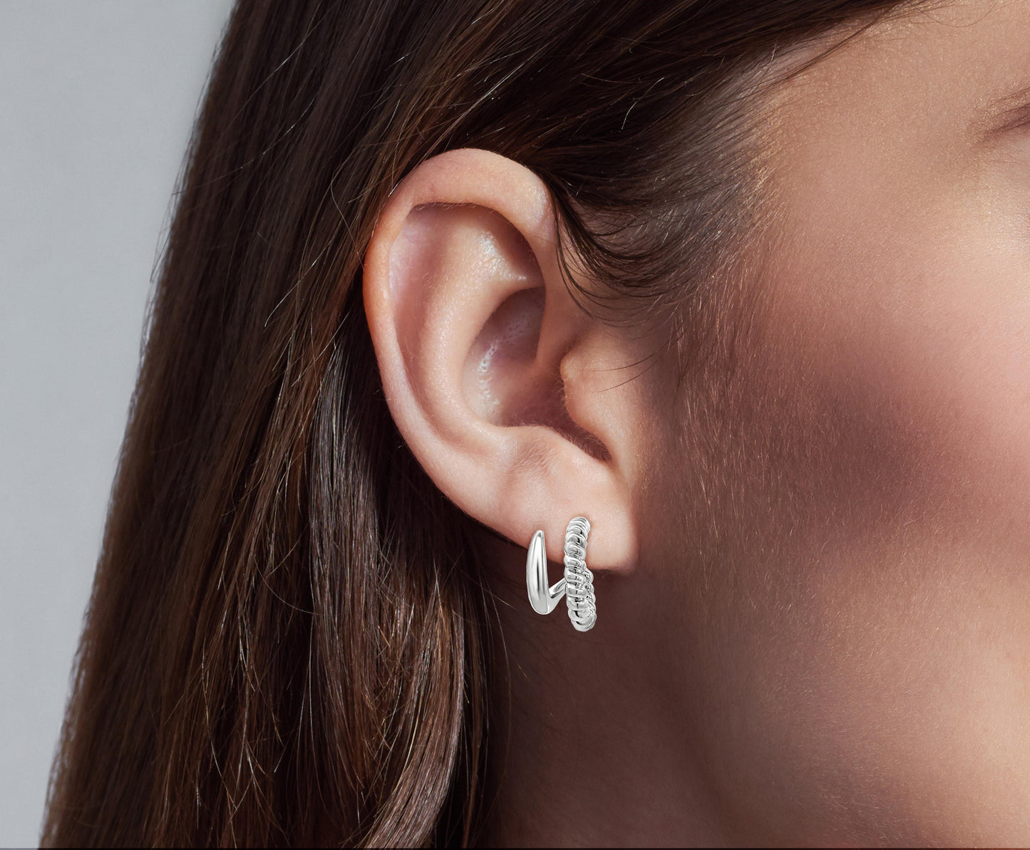 Yamini's Boho Tribal Silver Studs