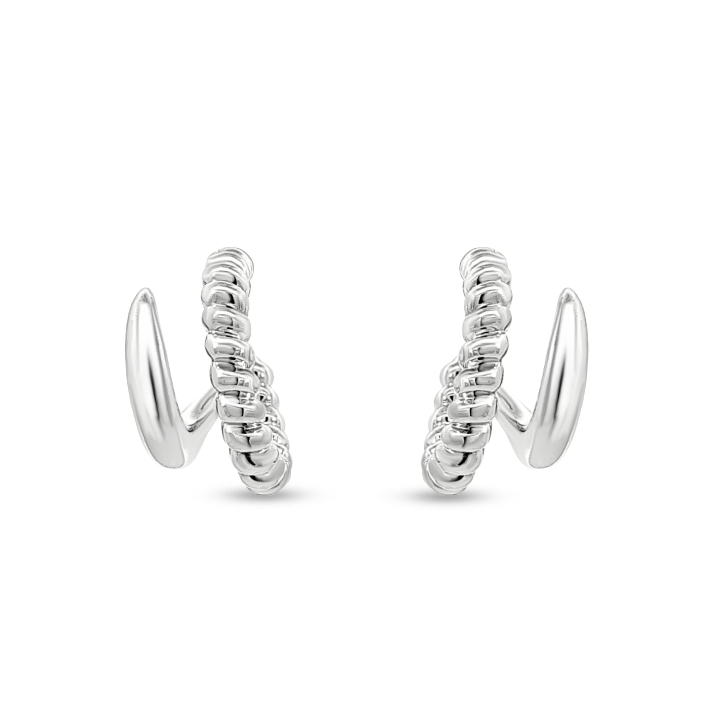 Yamini's Boho Tribal Silver Studs