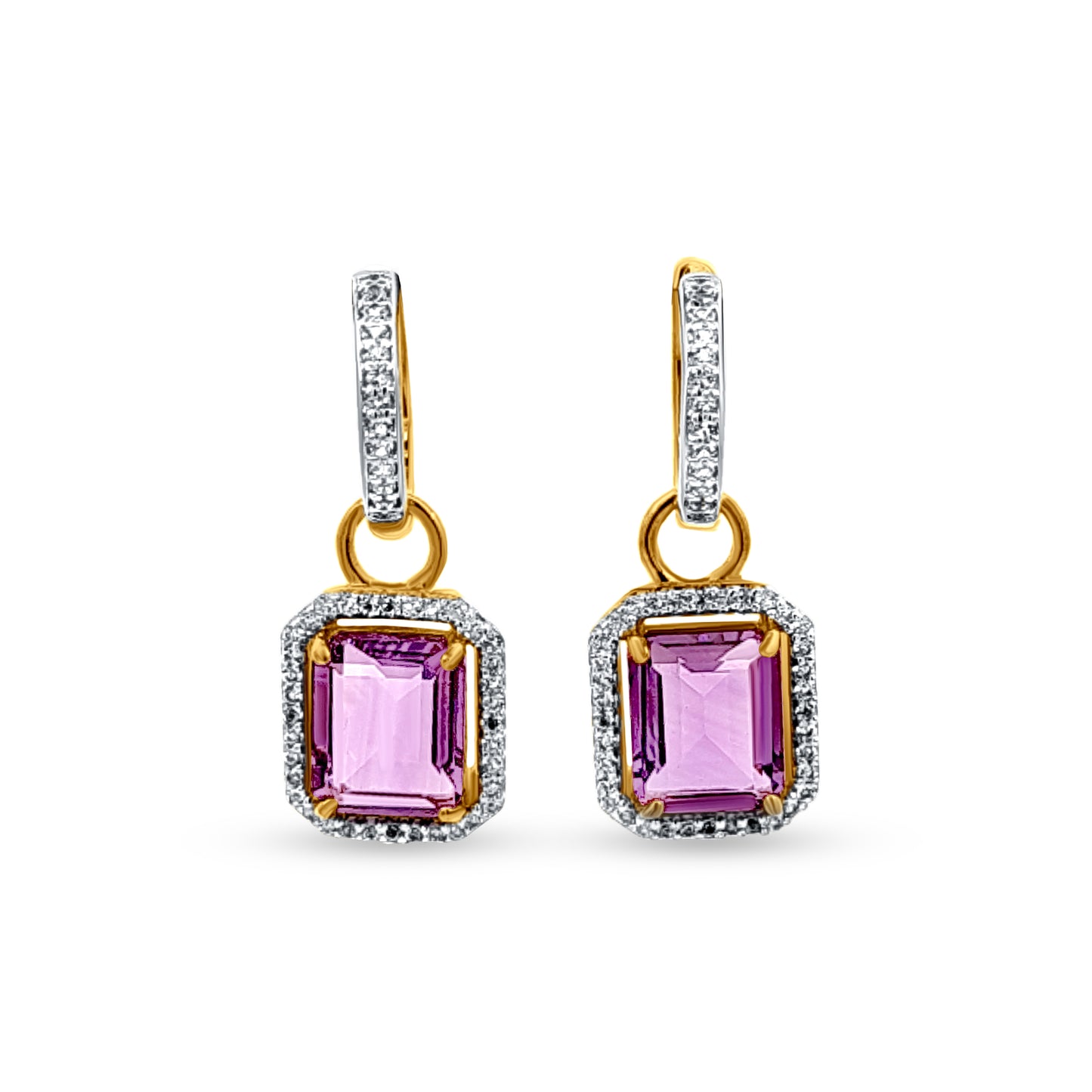 Kiara's Vintage Glam Drop Earrings in Sterling Silver