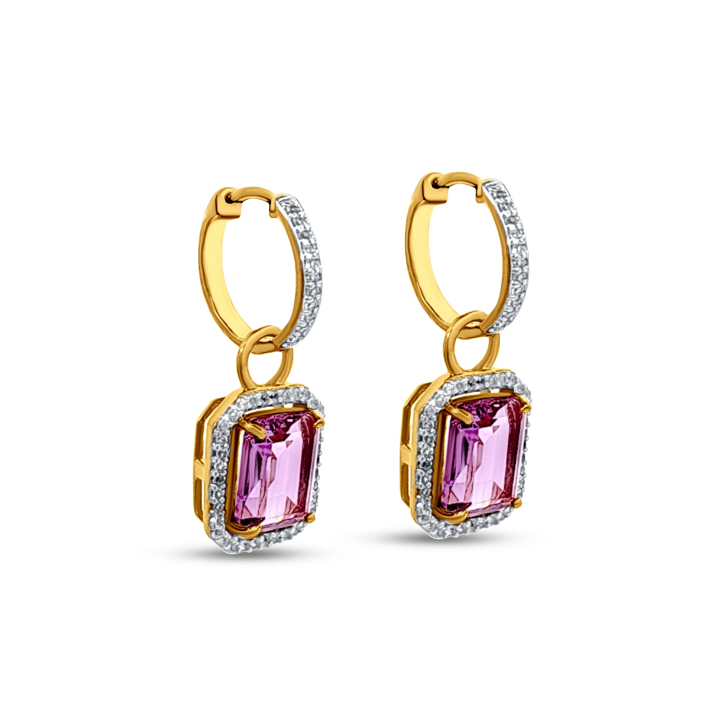 Kiara's Vintage Glam Drop Earrings in Sterling Silver