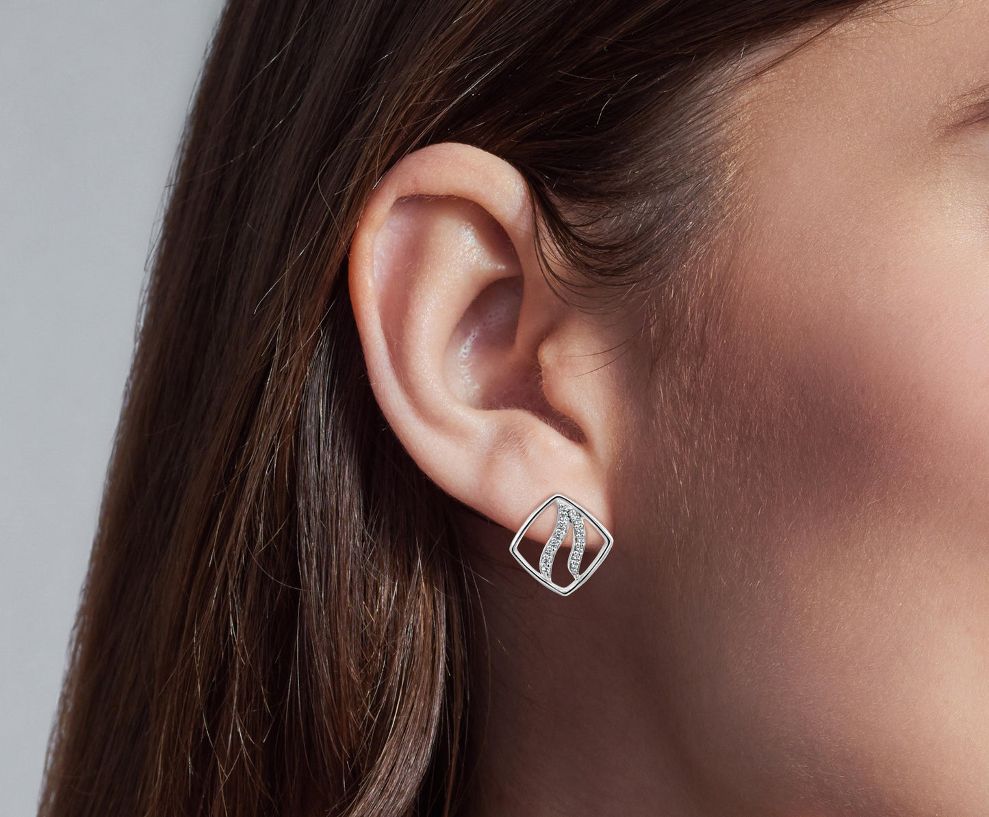 Kiara's Intricate Mini Silver Earrings
