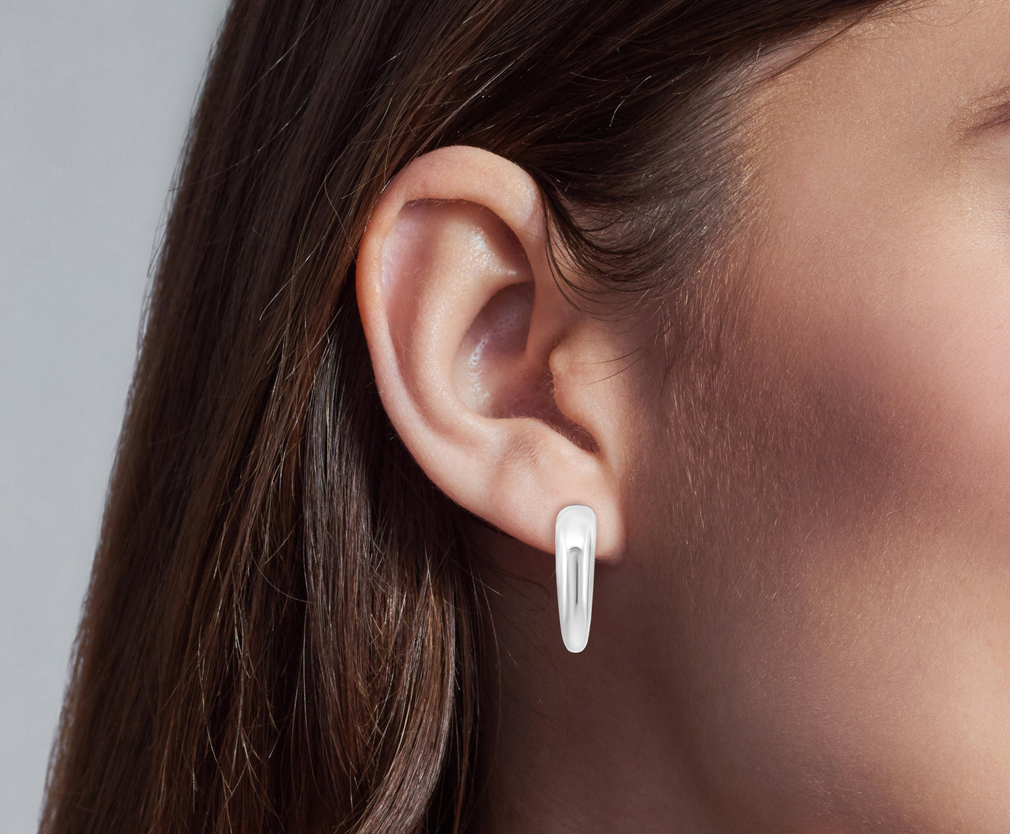 Nisha's Chunky Mini Silver Hoops
