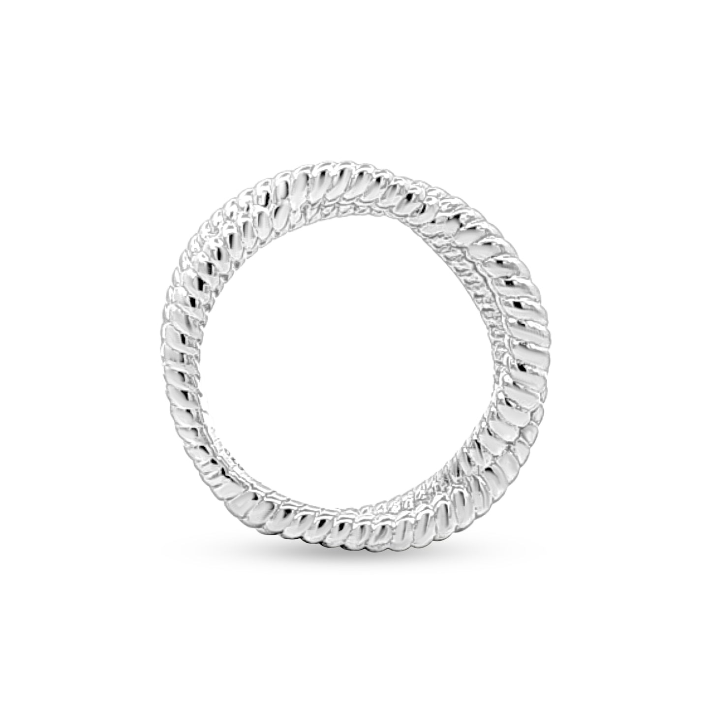 Anaya Twist: Spiral Twisted Sterling Silver Band