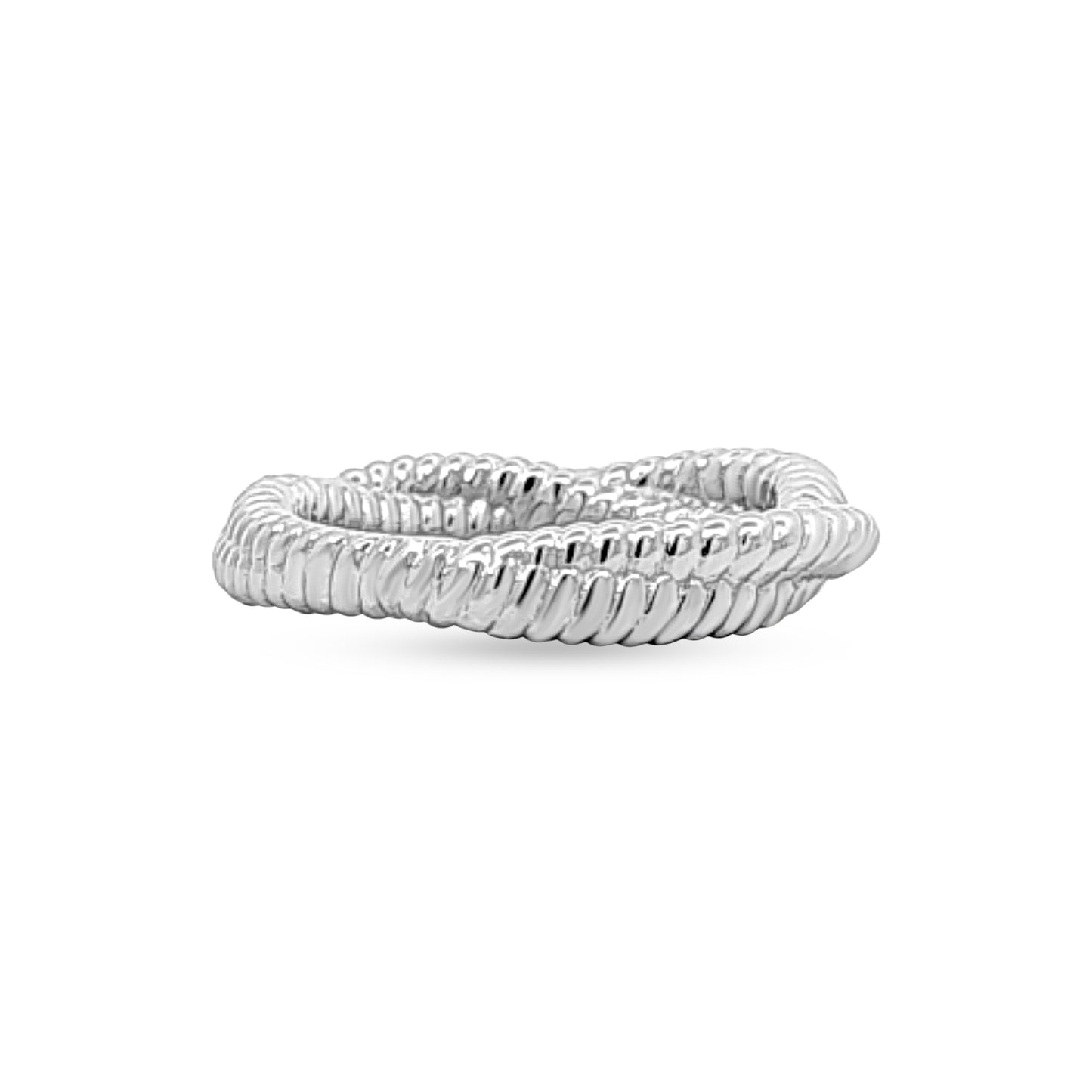 Anaya Twist: Spiral Twisted Sterling Silver Band