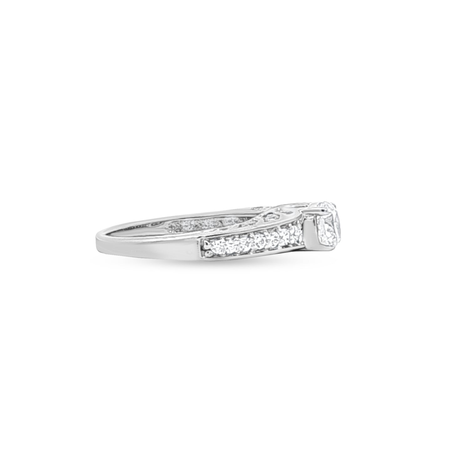 Beautiful Sterling Silver Wedding & Engagement Ring