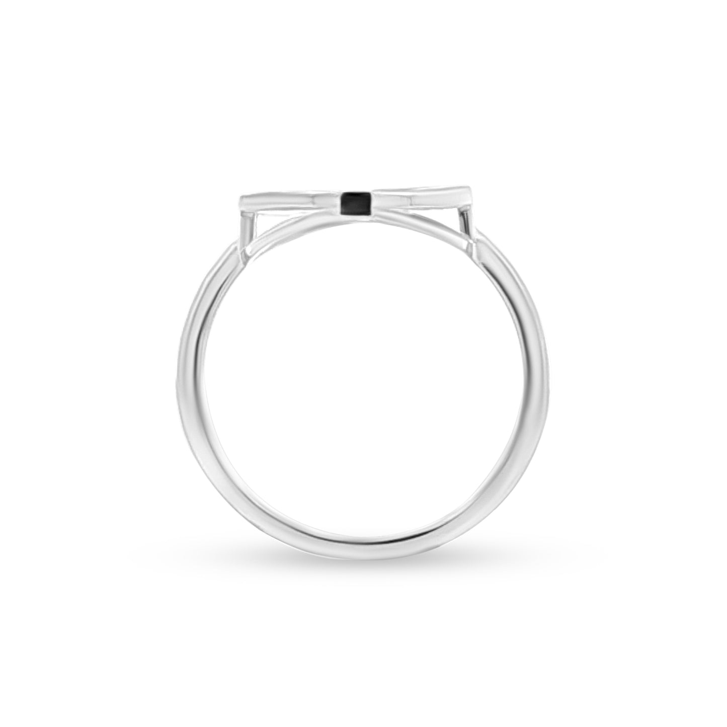 Kavya Mosaic: Sterling Silver Circle Mosaic Ring
