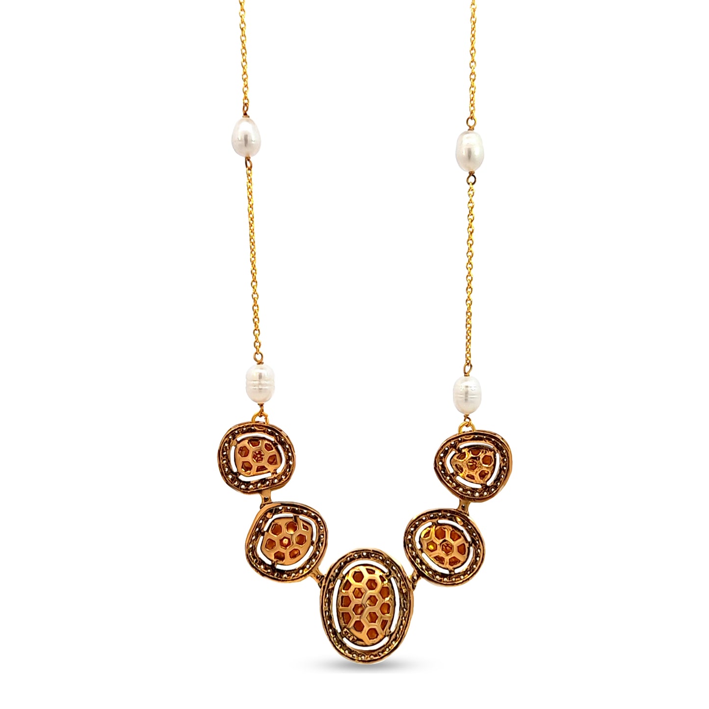925 Silver Kundan Pendant