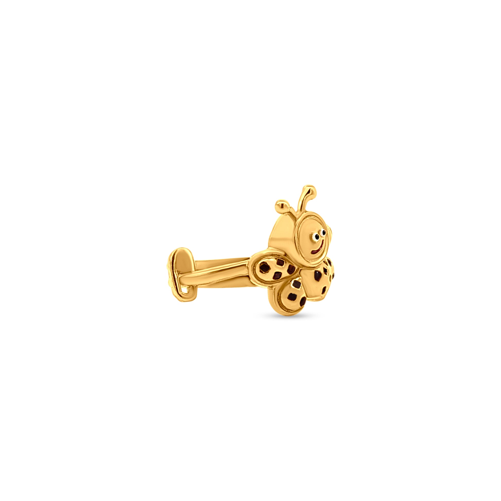 22k Gold Baby Butterfly Ring
