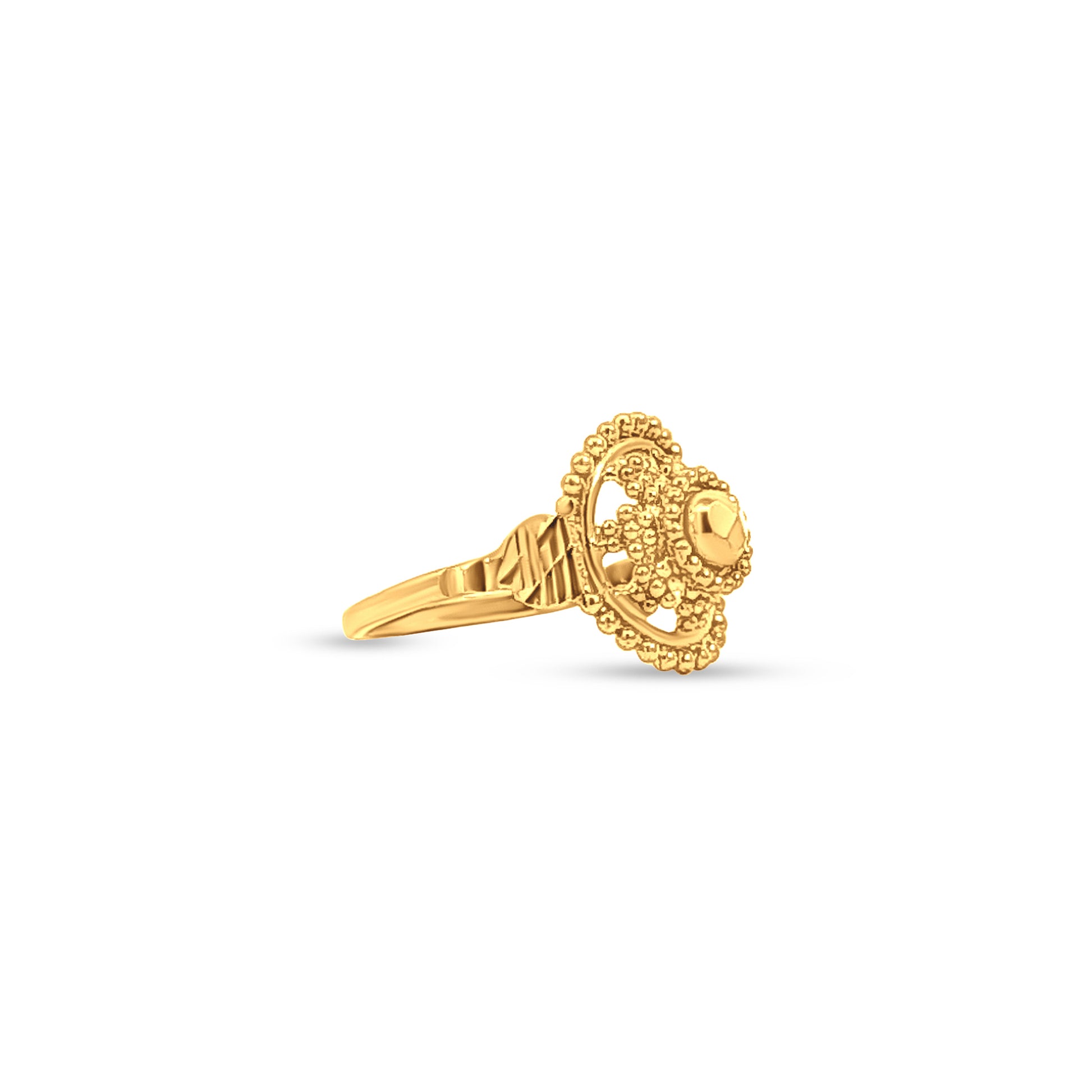22k Gold Filigree Baby Ring