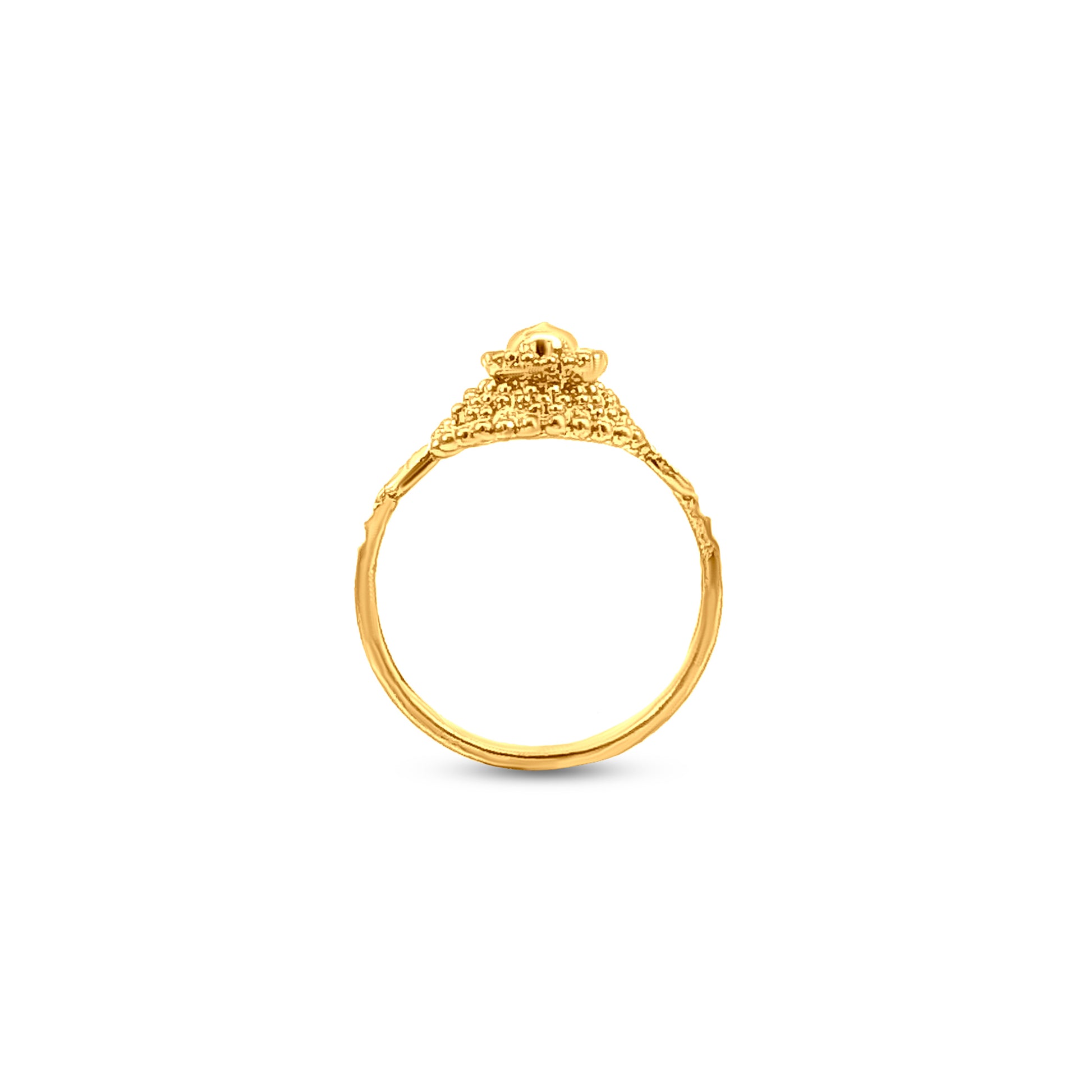 22k Gold Filigree Baby Ring