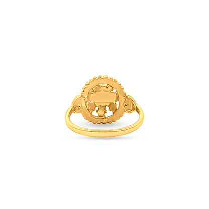 22k Gold Filigree Baby Ring