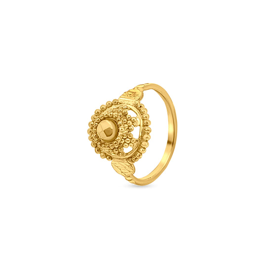 22k Gold Filigree Baby Ring