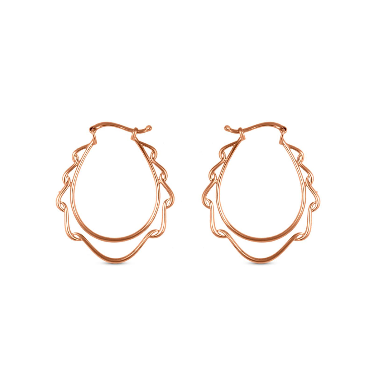Twisted Baali In 14K Rose Gold