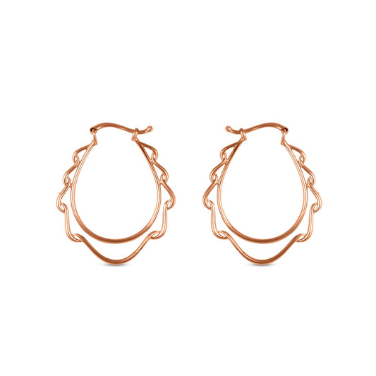 Twisted Baali In 14K Rose Gold