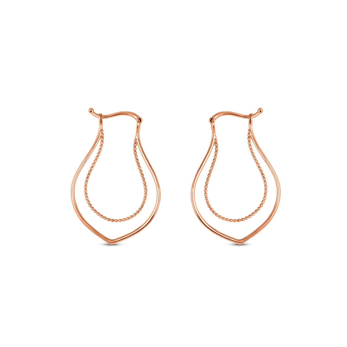 Lotus Petal Baalis In 14K Rose Gold