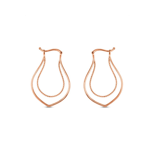 Lotus Petal Baalis In 14K Rose Gold