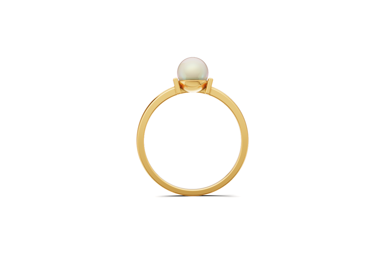 Mohati - 14K Gold Pearl Ring