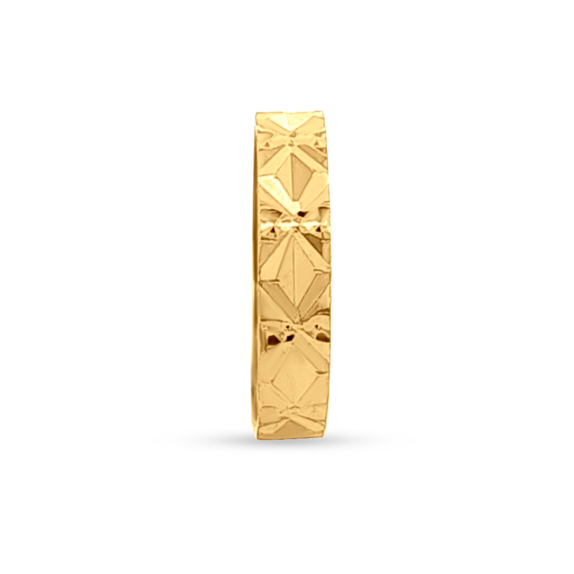 22k Gold Designer Couple Band Ring