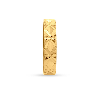 22k Gold Designer Couple Band Ring