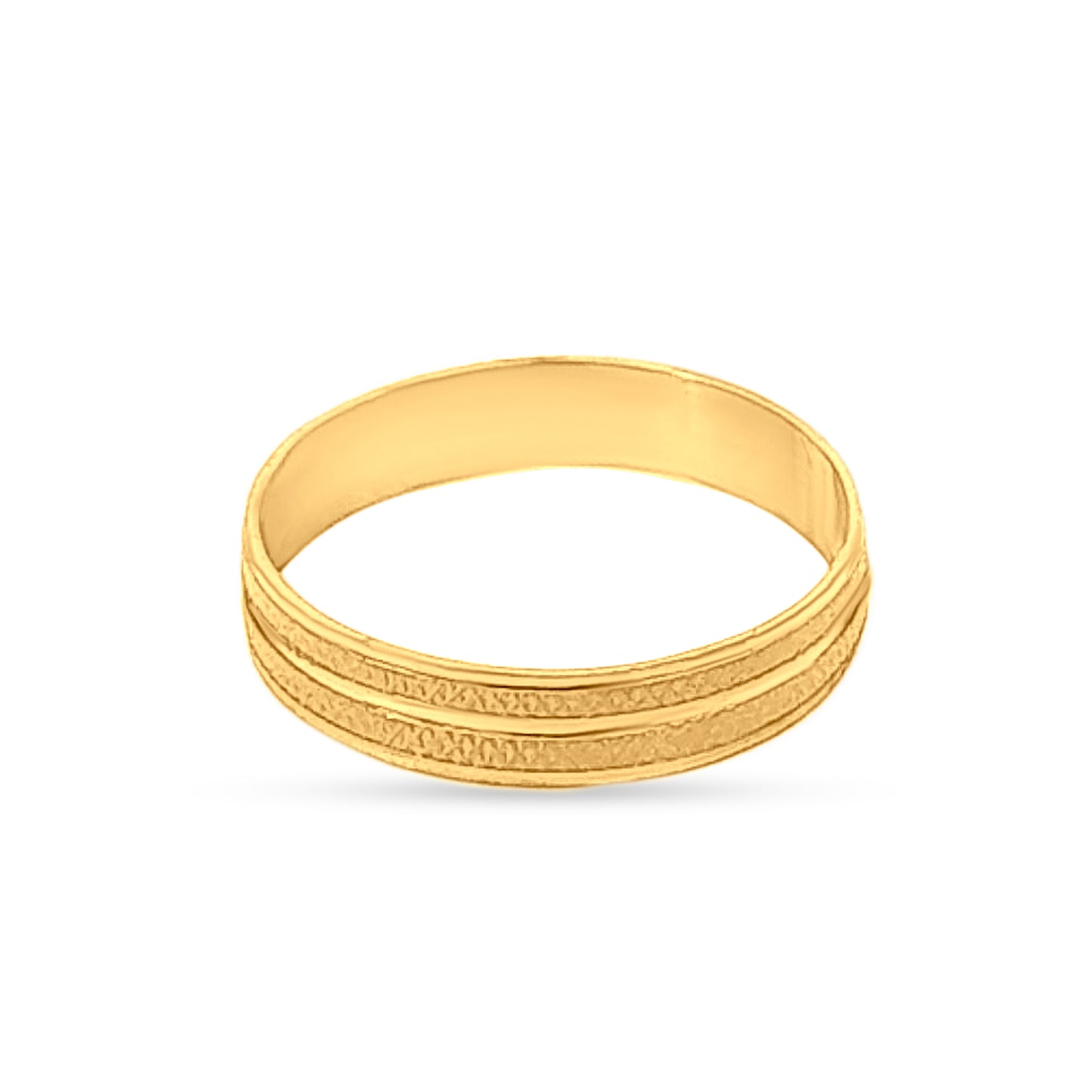 Marigold Majesty 22k Yellow Gold Wedding Band Ring