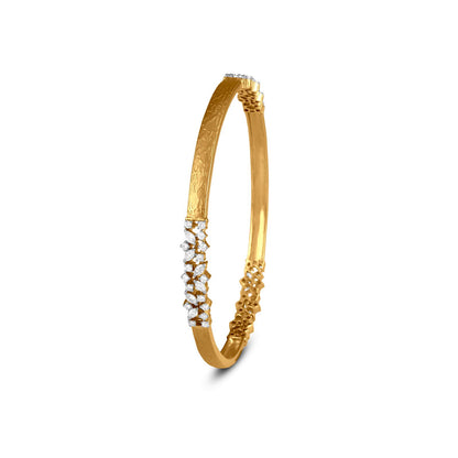Diamond Bangle Set In 18K Gold