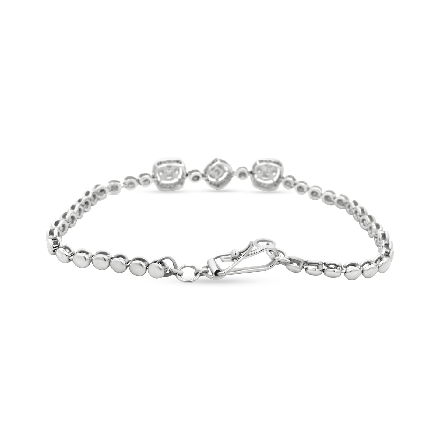 Stunning 18k White Gold Diamond Tennis Bracelet - Perfect Birthday Gift & Anniversary Gift