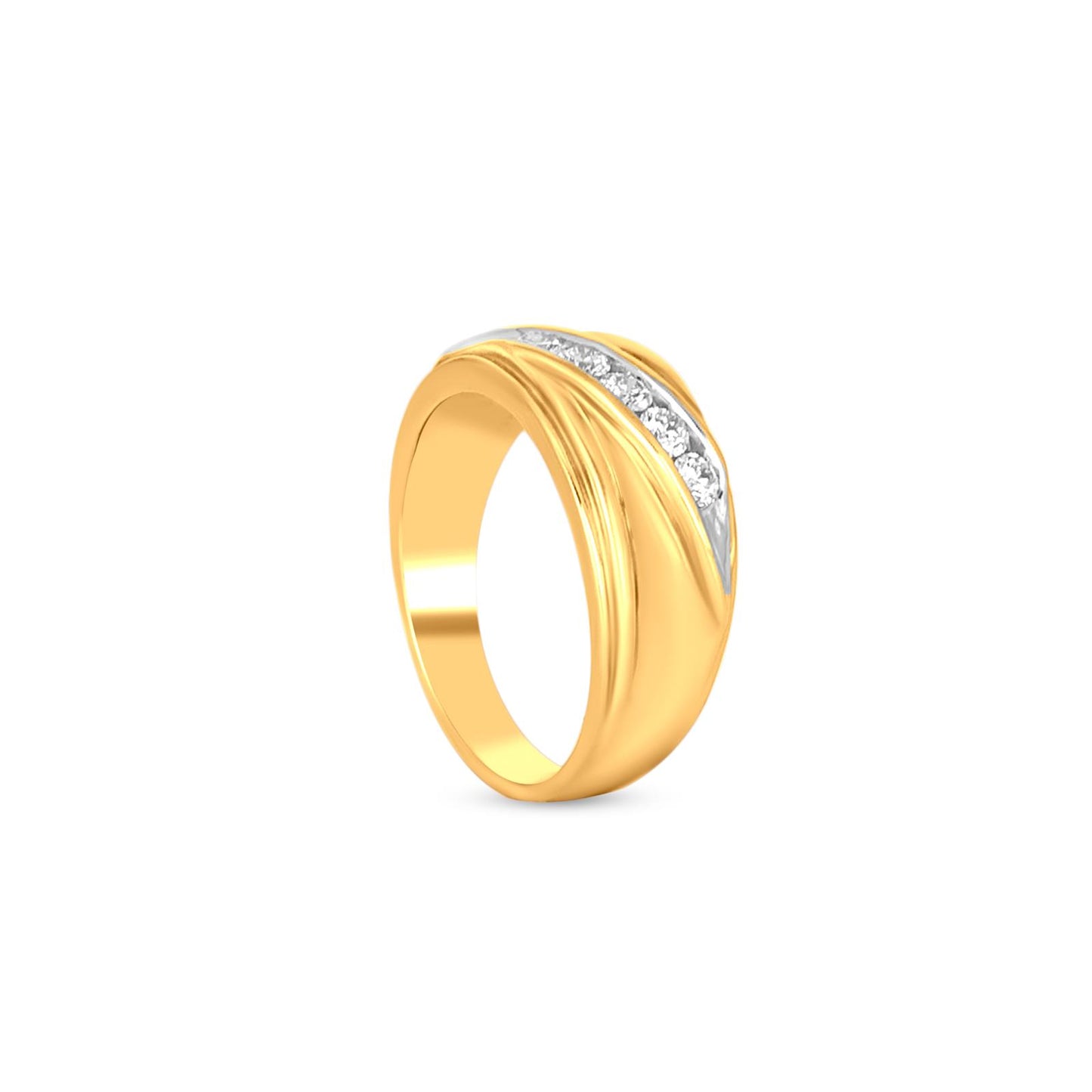 Nera Diamond Band Ring In 18K Yellow Gold