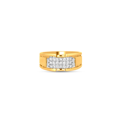 Faron Diamond Band Ring In 18K Yellow Gold