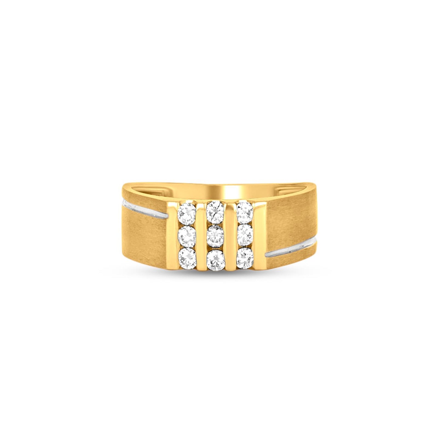 Arush Square Diamond Ring In 18K Gold