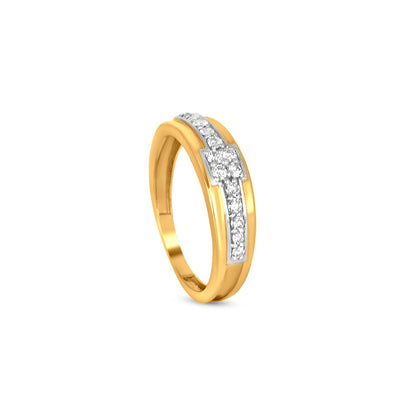 Adonis Diamond Band Ring In 18K Yellow Gold