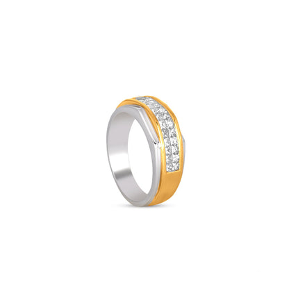 Eder Diamond Band Ring In 18K Yellow Gold
