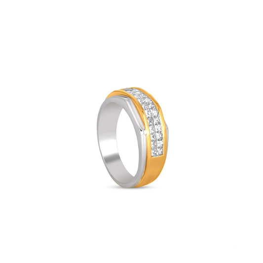 Eder Diamond Band Ring In 18K Yellow Gold