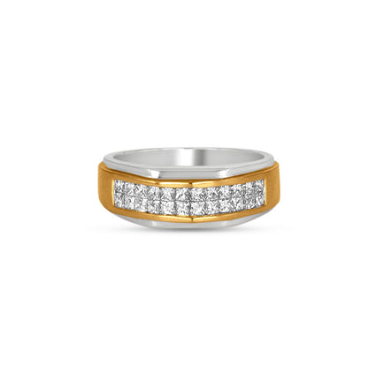 Eder Diamond Band Ring In 18K Yellow Gold