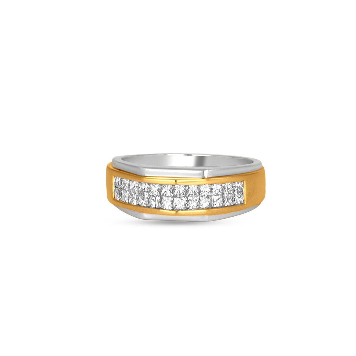 Eder Diamond Band Ring In 18K Yellow Gold